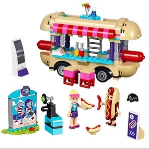 LEGO Friends Hot Dog Cart Set - Red, Blue, Tan